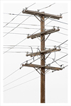 A photo of a utility pole